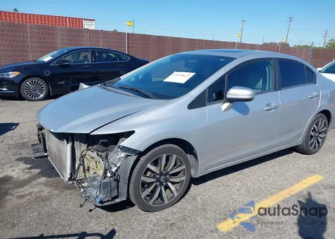 2015 Honda Civic Ex-L from USA, damaged, VIN 2HGFB2F97FH538044